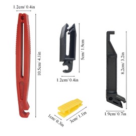 Car Fuse Puller, Pack of 16, Car Fuse Puller, Fuse Pliers for Automotive Fuses Replacement, Fuse Clips, Plastic Car Fuse Tool (4 Sizes)