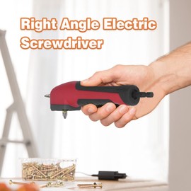 Right Angle Electric Screwdriver, Right Angle Drill Attachment 1/4in 90 Degree Corner Device Screwdriver Socket Adapter Drill Bit Corner Adapter Impact Ready