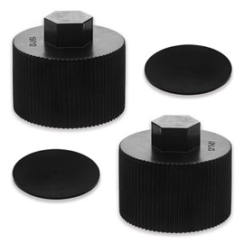 vwl Pool Sand Filter Drain Cap with Gasket Compatible with Dollar Top Mount, Filter Drain Plug for Meteor, Cristal-Flo Ii Pool & Spa Aboveground Sand Filters Models Sd 35, Sd 40-154712-2pack