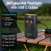 BORUIT EV15 EDC Flashlight Rechargeable, High Lumen LED Mini Keychain