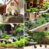 Pcxino 400pcs Mini Resin Duck Bulk Tiny Duck Figures for