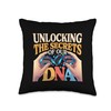 Gene Sequencing DNA Tree Genome Science Throw Pillow