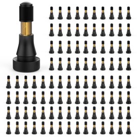 100PCS TR600HP Tire Valve Stems, High Pressure Brass Rubber Snap-in Tire Wheel Valve Stem for Most Car Auto Tires