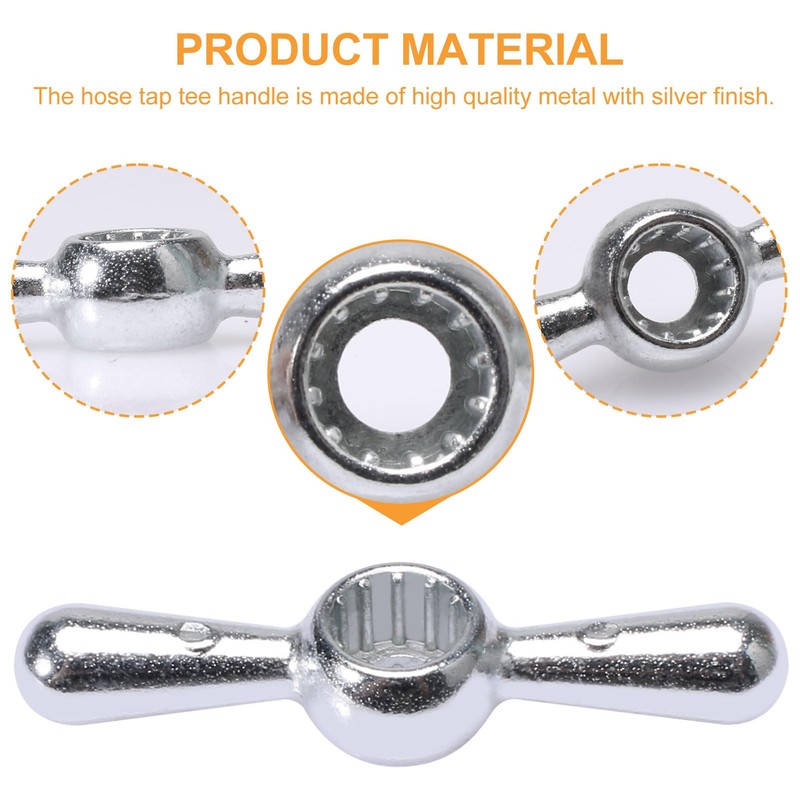 VIDABTE PP806-15 01-5097 Lawn Faucet Hose Bibb Tee Handle, Outdoor