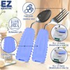Adaptive Utensils Set – Ergonomic Angled Fork & Spoon for