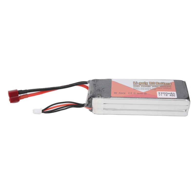 11.1V 2200mAh 3S 45C Lipo Battery Pack with T Plug