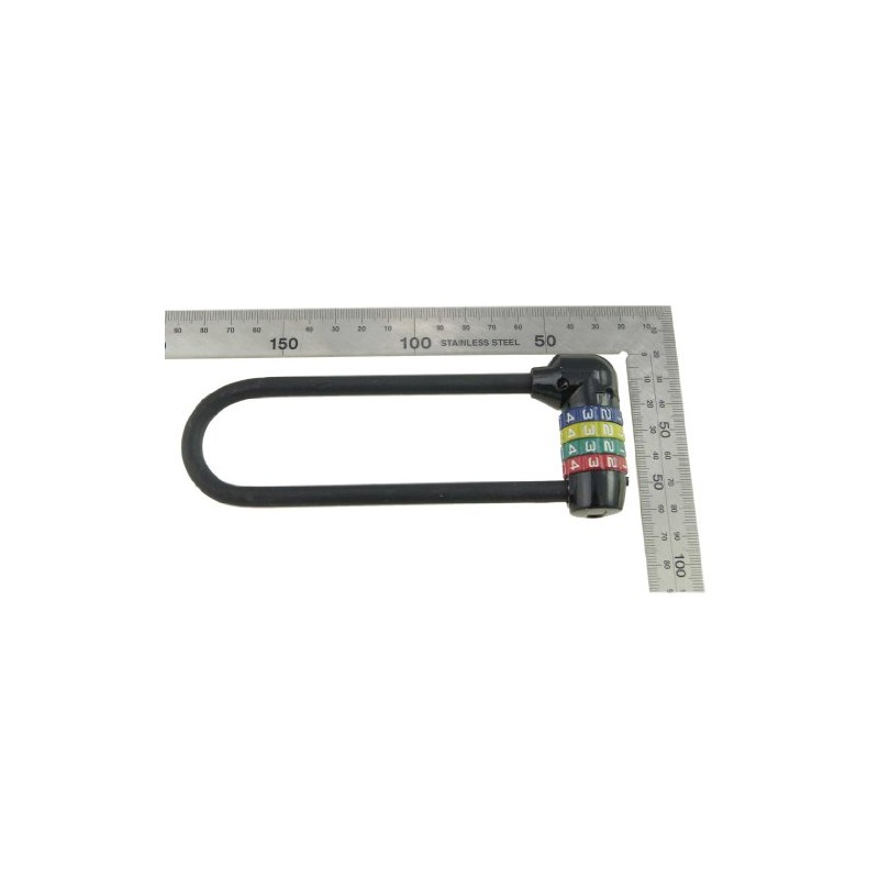 KATSU 4 Digit Combination Padlock Extra Long Shackle Zinc Alloy