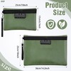 Nezyo Fireproof Safe Money Document Bag with Lock 2 Pcs