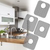 Silicone Sink Protector Folding Non Slip Sink Mat Rear Drain