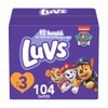 Luvs Size 3 Baby Diapers, Platinum Protection Bluey Diapers for