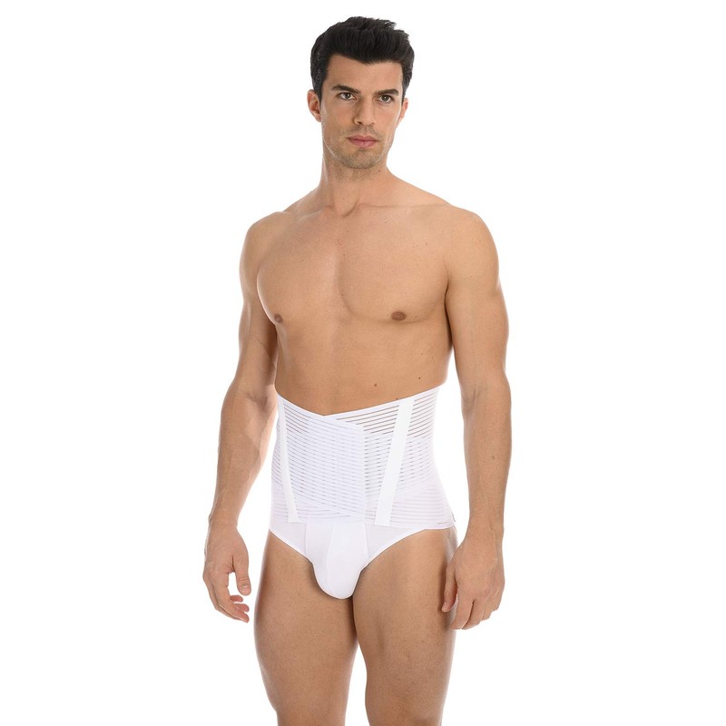 SCUDOTEX Lombo Super Cross Hâter Elastic Corset 27 cm White