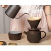 globe faith Pottery Pour Over Coffee Maker, Ceramic Cone Filter