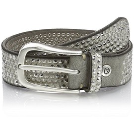 B Belt Unisex BB0225L03 Belt - Silver - Silver grey - 36 IN
