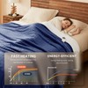 Homemate Electric Heated Blanket King - 100"x90" Heating Bed Blankets