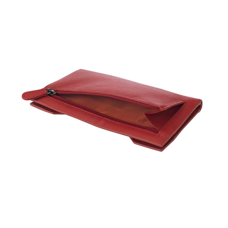 Josephine Osthoff Hamburg Flat Wallet Genuine Leather with RFID Protection,