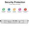 40W 12 Volt LED Power Supply, Waterproof IP67 LED Driver,