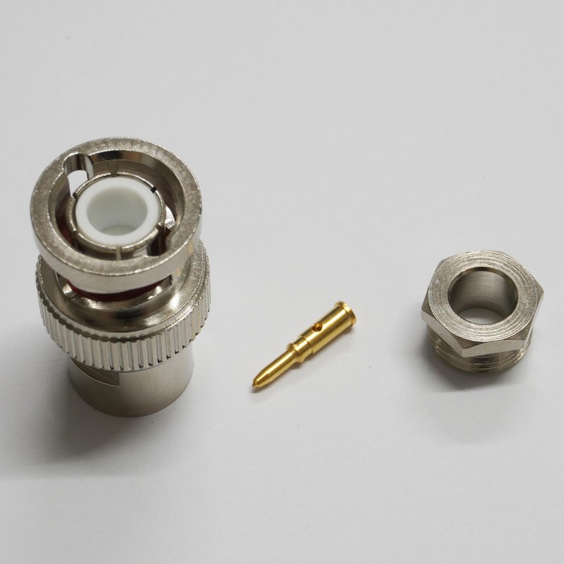 Lightning Parts, BNC Connector, BNC-P, Male RG58, For Coaxial, Electronic