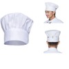 GOESUP Chef Apron Hat Set Adjustable Apron with Butcher Hat