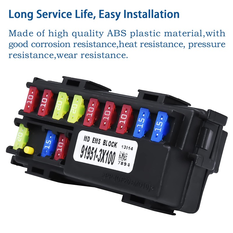 JEEFHO 91951-3X100 Engine Small Fuse Box Compatible with 2014 2015