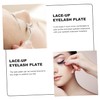 FOMIYES 2pcs Eyelash Extension Tray with Wrist Strap Lash Grafting