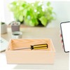 TEHAUX Box Solid Wood Storage Box with Handles Small Tool