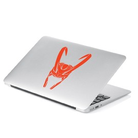 Yoonek Graphics Loki's Army. Loki's Helmet Decal Sticker for Car Window, Laptop, Motorcycle, Walls, Mirror and More. 10" Height. SKU: 493 (Orange)