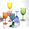Yalin Set of 6 Unbreakable 12 oz Acrylic Plastic Wine