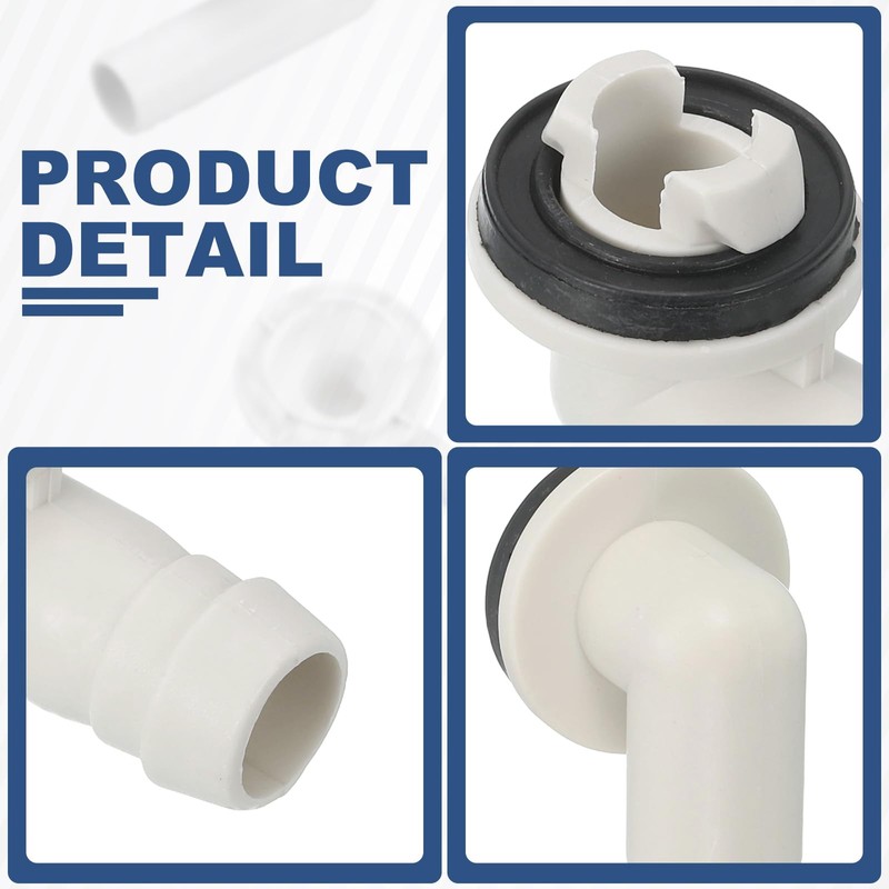 sourcing map 5Pcs Air Conditioner Drain Hose Connectors Elbow Fitting