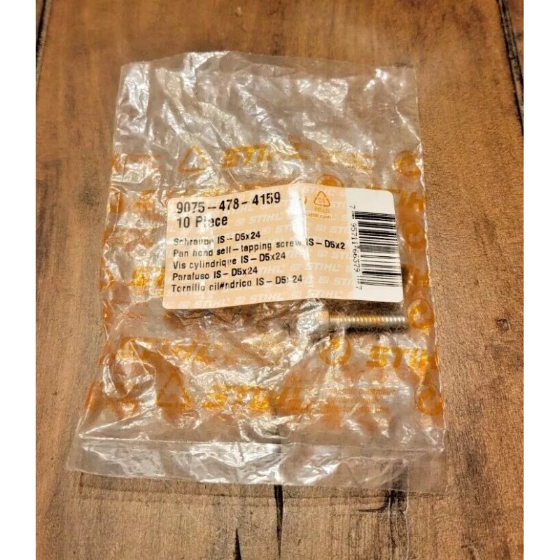 STIHL NEW Genuine STIHL (4-Pack) Pan Head Self-Tapping Screw D5x24