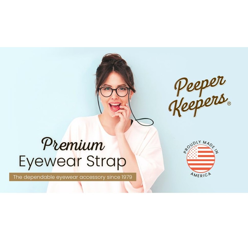 Peeper Keepers Eyeglass Supercord Retainer, Assortment(5), 3 Pack Mix