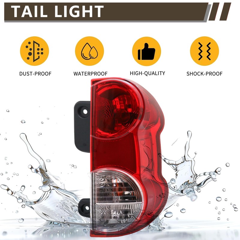 Right Tail Lights Assembly Compatible with 2013-2021 Nissan NV 200