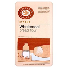Doves Farm Organic Strong Wholemeal Bread Flour (1.5Kg) - Pack of 2