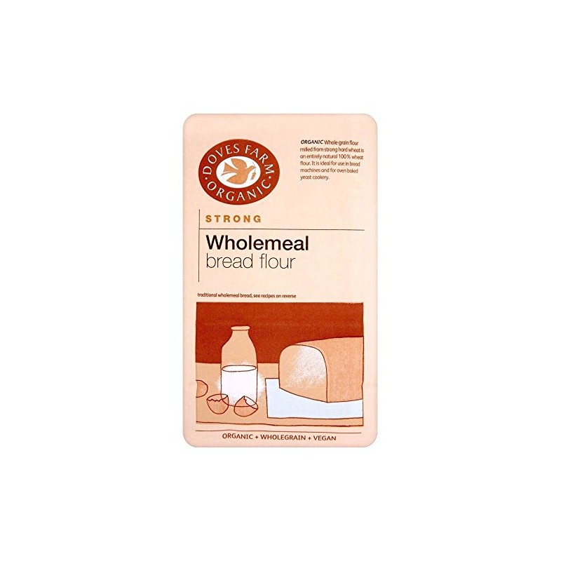 Doves Farm Organic Strong Wholemeal Bread Flour (1.5Kg) - Pack