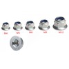 M6 Flanged Insert Nylon Self Locking Nut - A2 Stainless