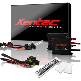 Xentec H13 Hi/Lo (Low Xenon, High Halogen) 5000K HID Xenon Bulb with 35W SLBDC Slim Ballast Bundle (Ivory White)