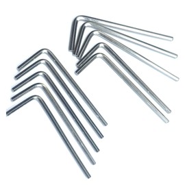ZDingTech 10pcs 5/64 Allen Wrench Sets,5/64" Hex Key Wrench Set,Allen Key Door Key L Shaped Hex Wrench Set with Long Arm.