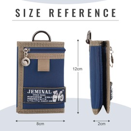 SUKUTU Mens Canvas Trifold Wallet Outdoor Sports Wallet Pocket Purse for Kids