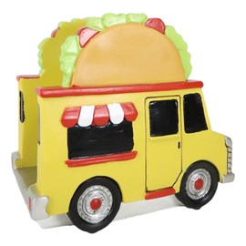 Ebros Gift Cinco De Mayo Fiesta Party Taste Of Mexico Tex-Mex Taco Food Truck Hot And Fresh Service Napkin Holder Organizer Novelty Figurine Decorative Kitchen Table Accent