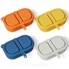 COMTAR Premium Silicone Lunch Box- 240ml Capacity, Easy Open, Shockproof,