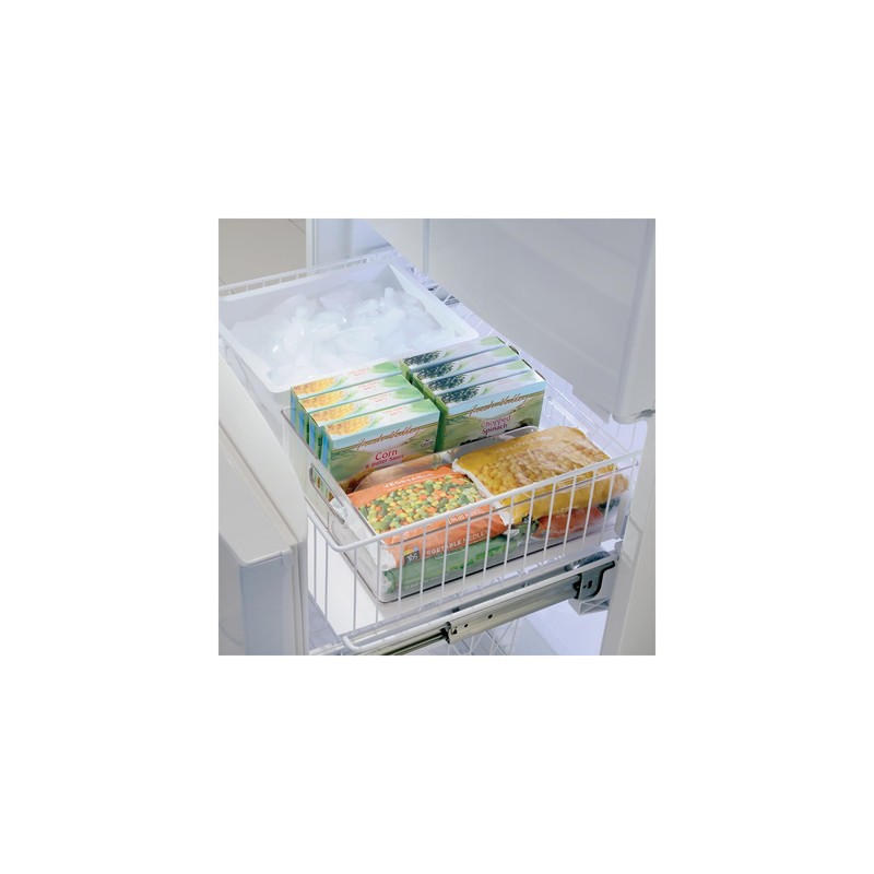 iDesign Divided Storage Bin with Handle for Pantry, Fridge, or