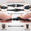 4PCS 70 inch/5.90FT 5-Pin RGBW LED Rock Lights Extension Cord