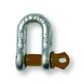 Titan 10319067, D Type Anchor Shackle 5/8-Inch Hot Dip Galvanized with Screw Pin, 37316 Ton WLL