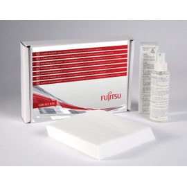 FUJITSU Includes 1x Bottle of F1 Cleaning Fluid and Pack of 75x lint-Free Cloths for 75+ Applications