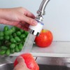 RHQFDM 2 Pieces Water Filter Faucet 360°Rotatable Faucet Filter with