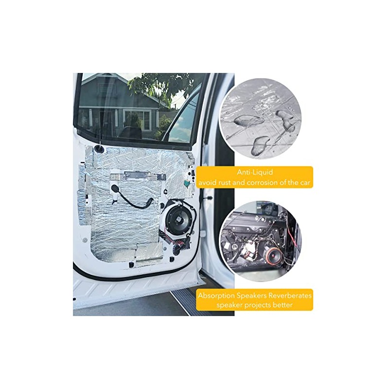 Sound Deadening Foam Mat for Vehicles - Insulation & Dampening