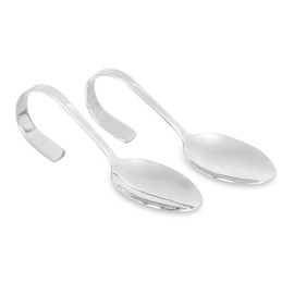 Wenco (Set of 2 Gourmet Spoons, Stainless Steel, Silver, 21 x 5 x 5 cm, 2 Units