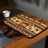 ZIATUBLES Aztec Sunflower Highland Cow Print Laptop Sleeve Case with