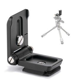 Tilta TA-FAB-B Foldable Arca Base Plate with 1/4 Inch - 20 Thread Slot Arca-Swiss Compatible Quick Release Plate Aluminium Black