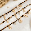 Roe Dolph Scarf Necklace Bandana Necklace Conch Shell Fish Necklace