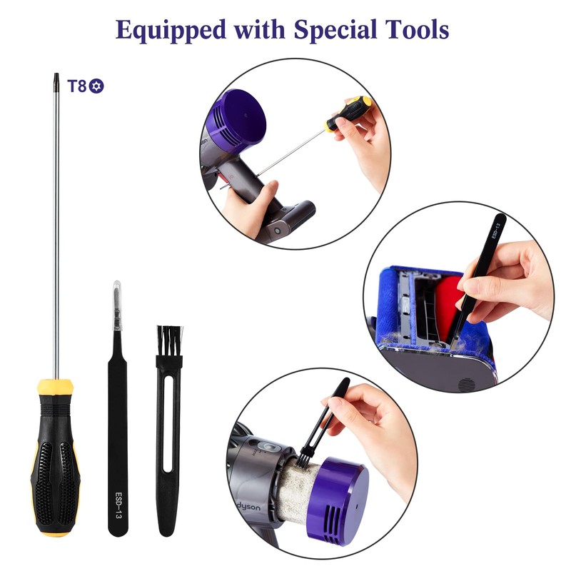 Arondson 2 Pack Upgraded Trigger Switch Button Replacement for Dyson